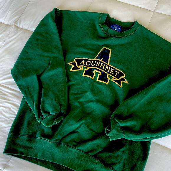 Vintage Oars Man 913 Acushnet Sweatshirt Large - Picture 1 of 4